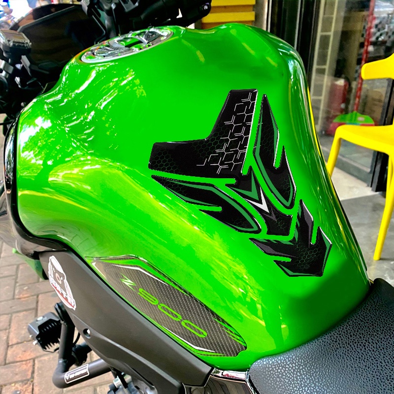 Sợi carbon 5D Xe máy Phổ quát Đề can nắp thùng nhiên liệu Hình dán nắp xăng Hình dán cơ thể