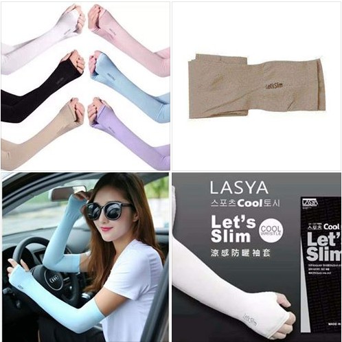 GĂNG TAY LET'S SLIM CHỐNG NẮNG , CHỐNG TIA UV CAO CẤP