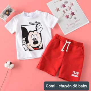 Bộ mickey bé trai mùa hè