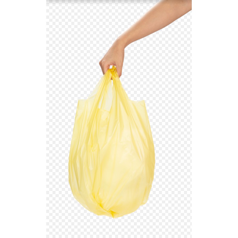 [FREESHIP] Lô 4 túi rác màu TỰ HỦY có quai bảo vệ môi trường các kích thước chính hãng Inochi