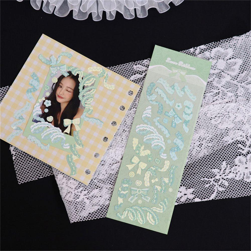 Sticker Dán Khung Ảnh DIY Họa Tiết Ren Để Trang Trí