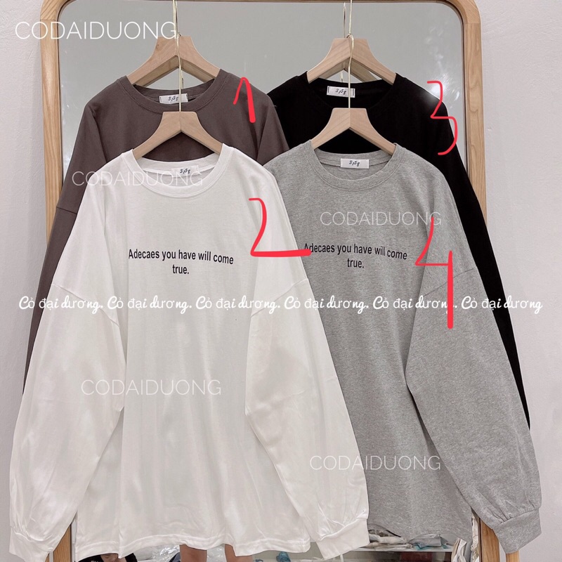 áo pull Adecaes dài tay