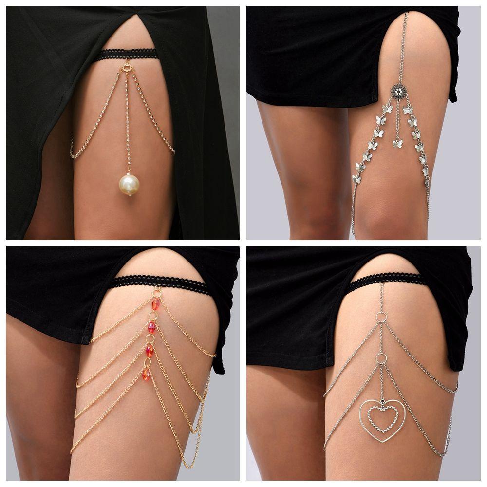 Dây Xích Đeo Chân Nhiều Lớp Mềm Mại|Bộ Bikini Màu Sắc Thời Trang Cho Nữ