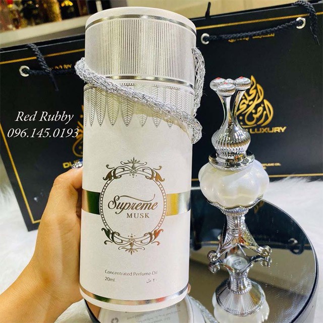 Tinh Dầu Nước Hoa Dubai Nội Địa Supreme Musk  Ngọt Ngào, Dễ Thương