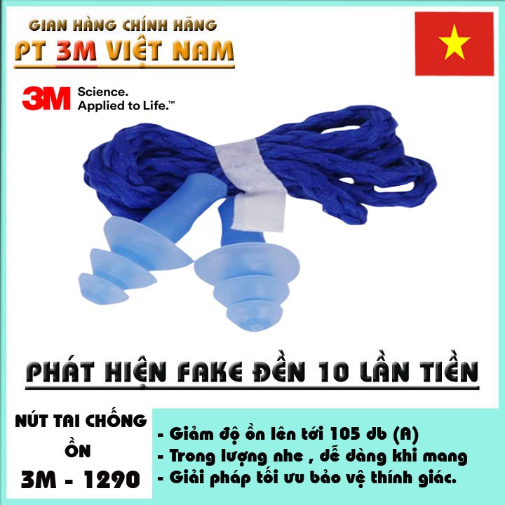 Nút bịt tai chống ồn 3M 1290 chính hãng