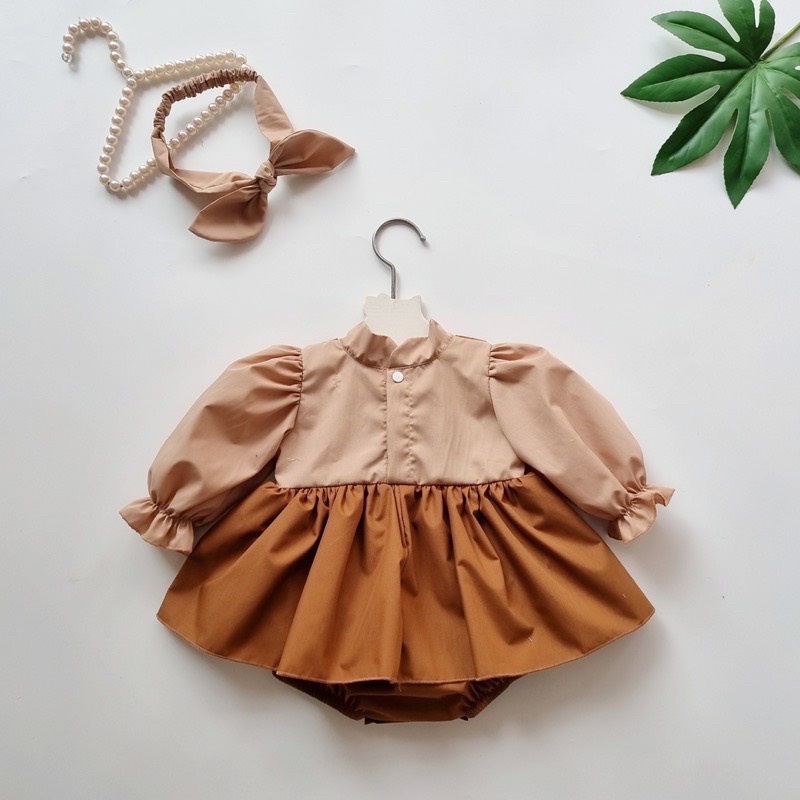 Váy body kèm băng đô