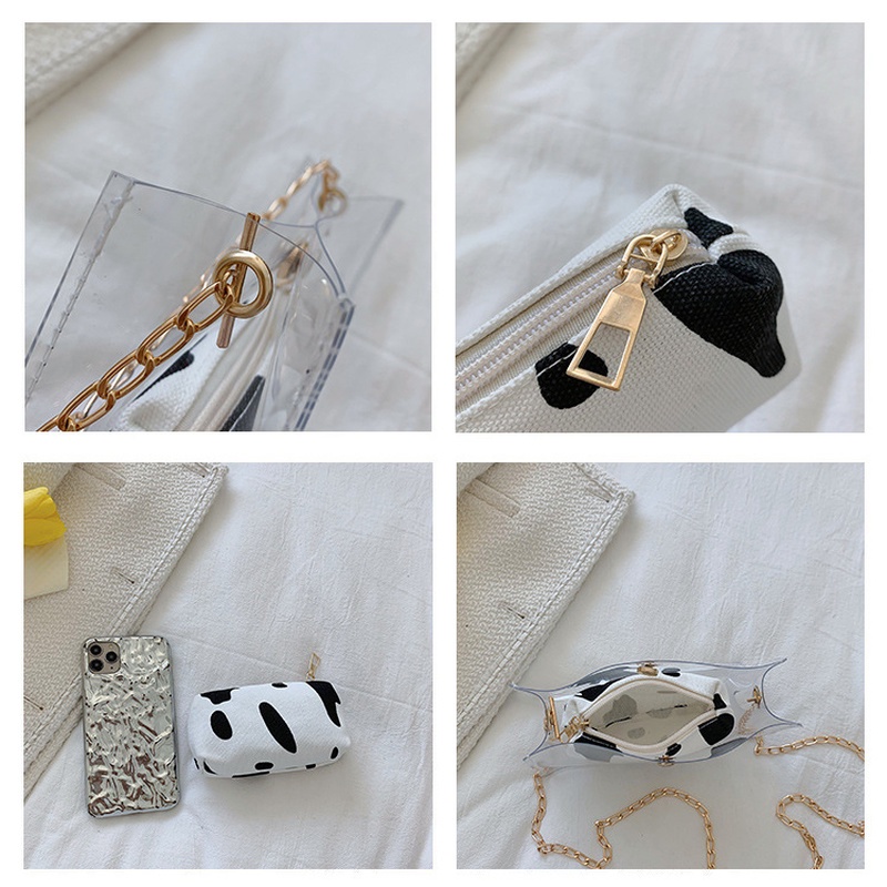 Túi Đeo Chéo Trong Suốt Chất Liệu pvc Chống Thấm Nước NB00203