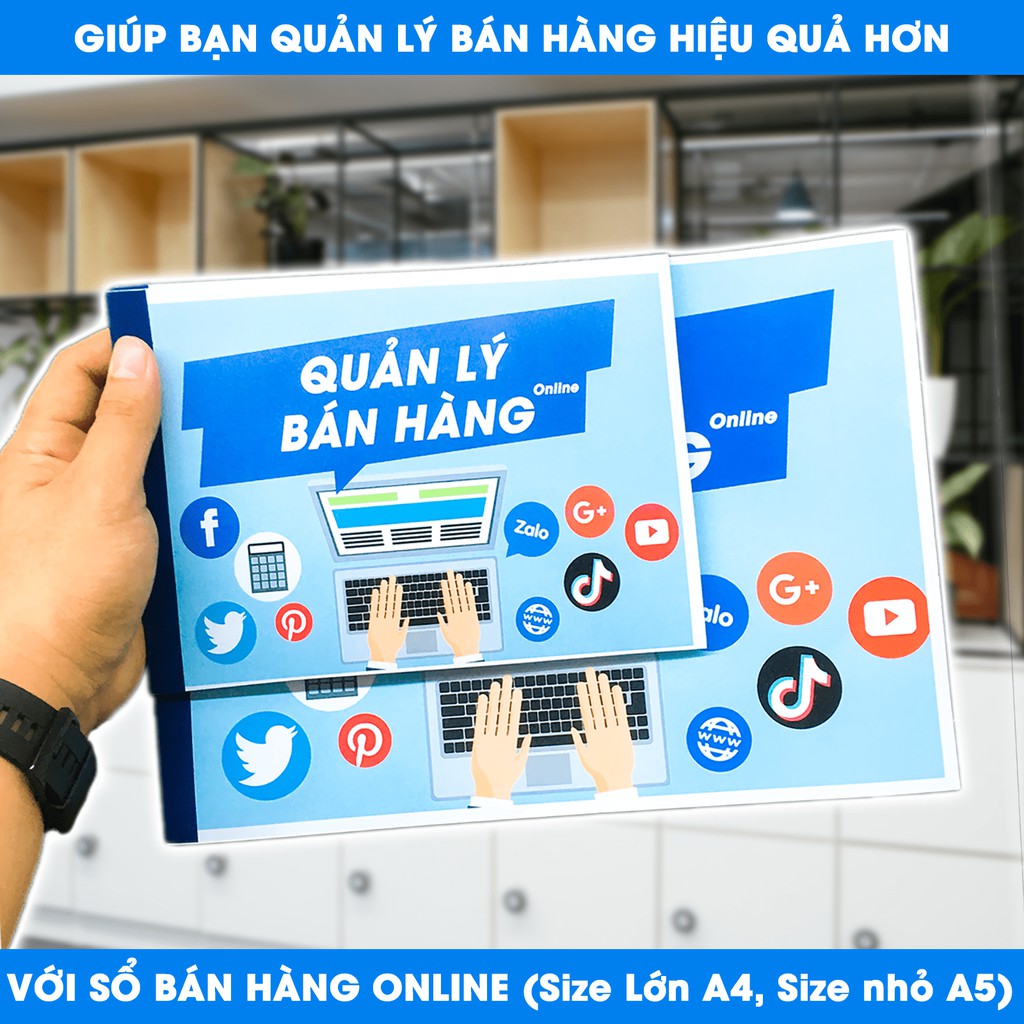 Sổ nhập hàng / Sổ bán hàng online / Sổ tay giúp quản lý bán hàng hiệu quả hơn