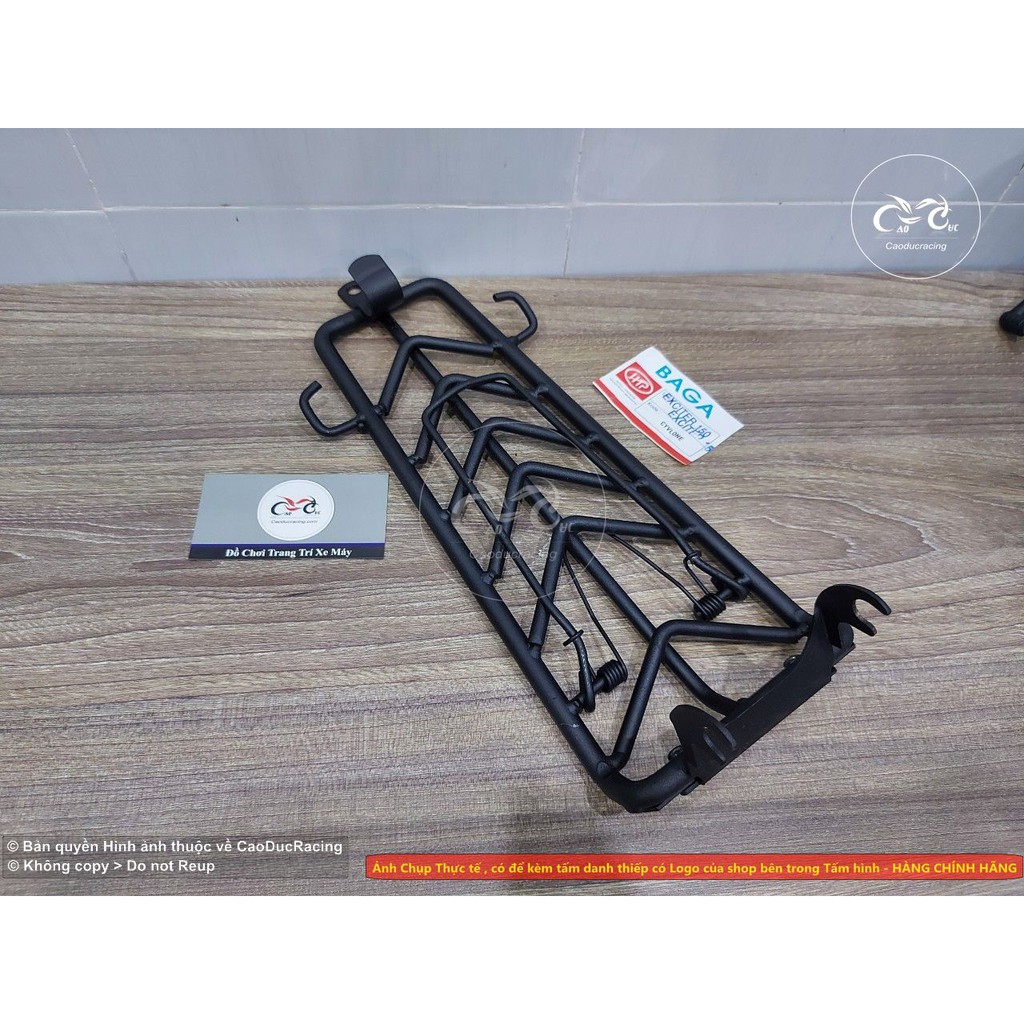 Baga Ex150 EX135 mẫu xương cá sơn đen nhám tĩnh điện - bao bong chóc sơn - mới 2021