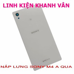 Nắp lưng sony M4 MÀU TRÁNG