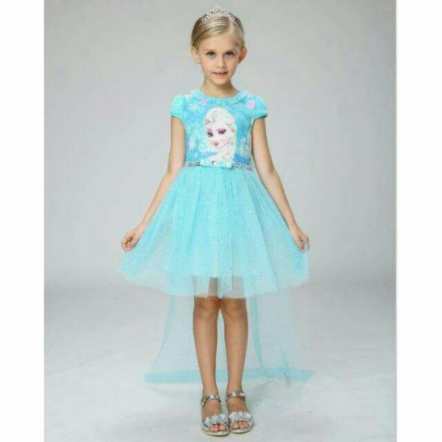 Đầm Elsa áo choàng dài