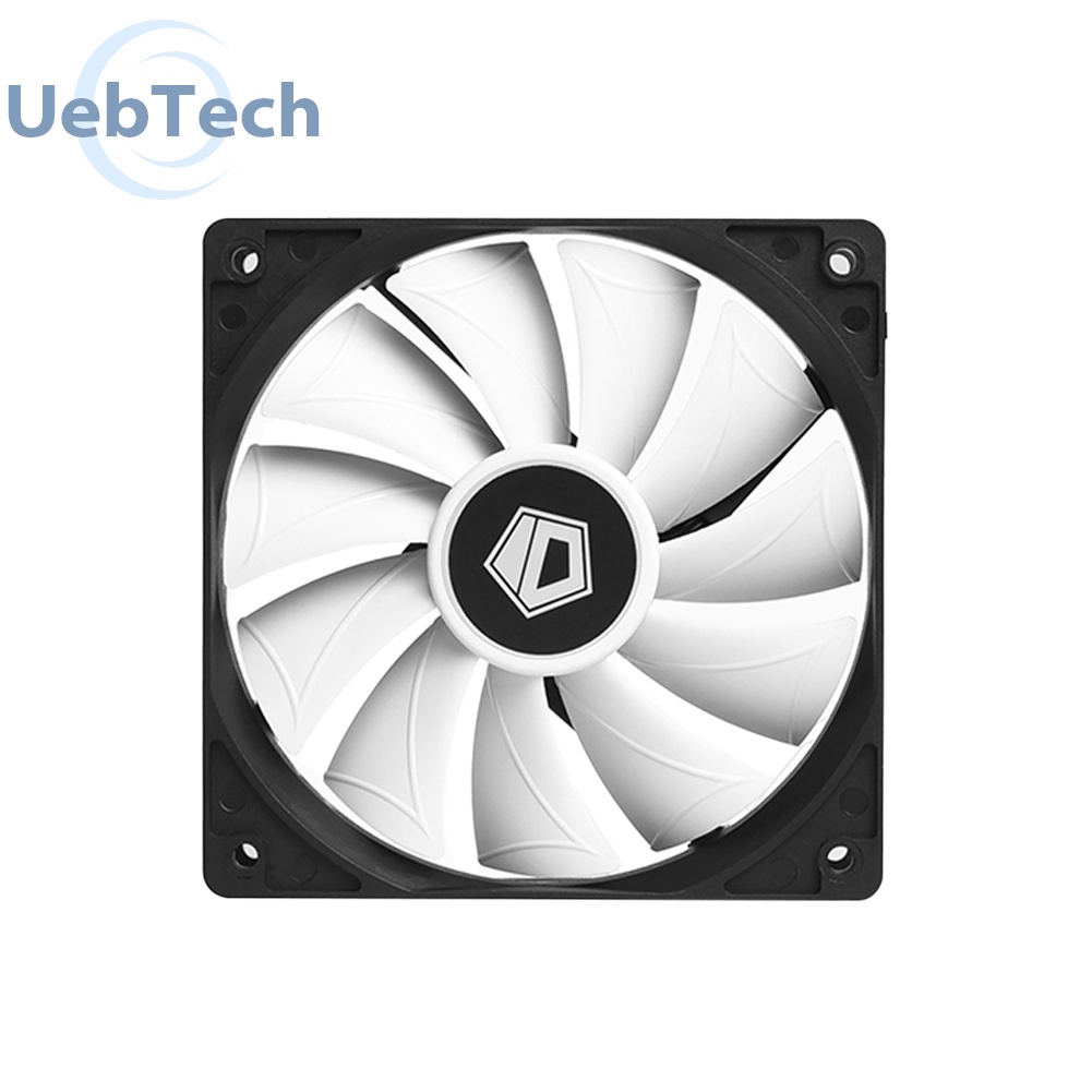 Quạt tản nhiệt màu trắng đen cho máy tính XF-12025-SD-W PWM