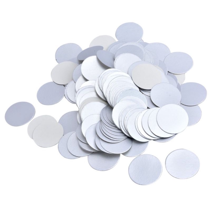 Tag tròn trắng 4,5cm dùng để ghi chú,thẻ học