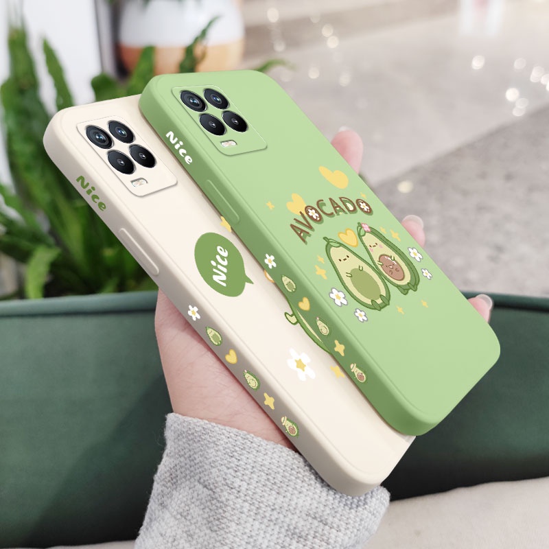 Ốp Điện Thoại Silicon Dẻo Họa Tiết Đu Đủ Dễ Thương Cho Realme 8 8i Pro 4G 5G