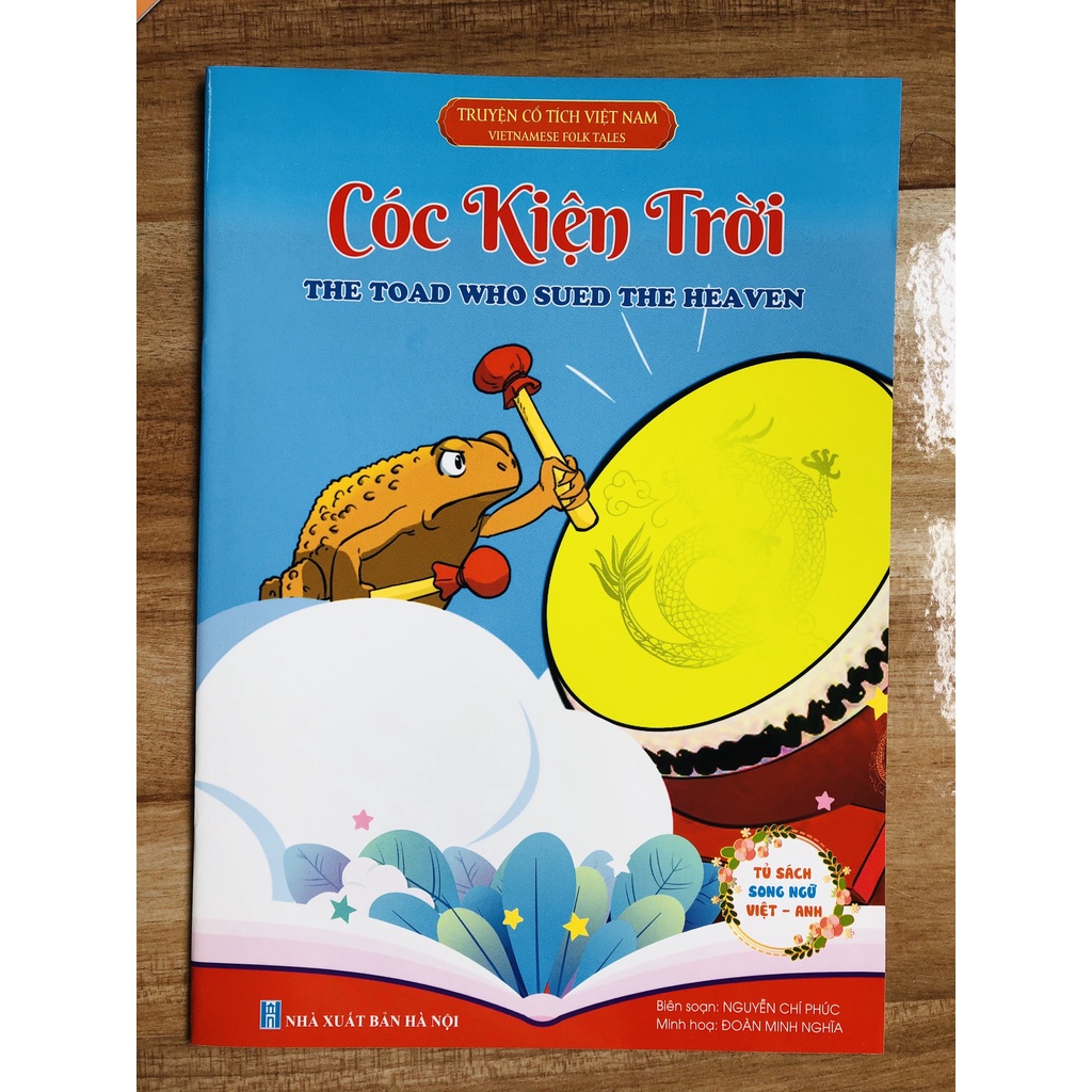 Sách - Combo túi 8 quyển Truyện Tranh Cổ Tích Việt Nam - Bộ truyện có mã QR file nghe-Song ngữ Việt Anh 1 Túi -V TT 02
