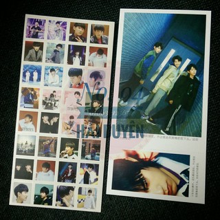 TFBOYS sticker, postcard, lomo, bookmark (nguyên hộp)