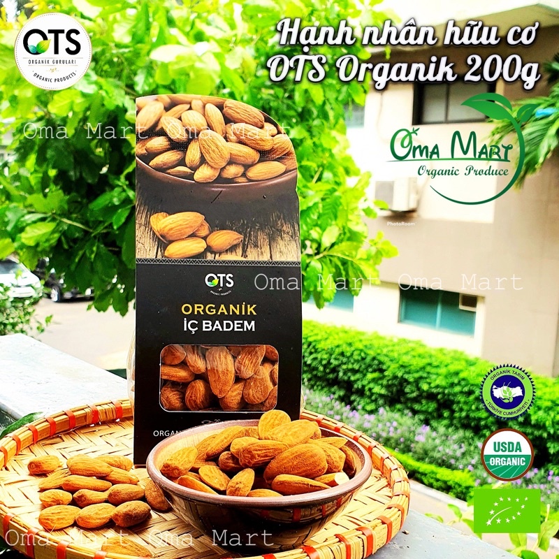 Hạnh nhân hữu cơ OTS Organik 200g