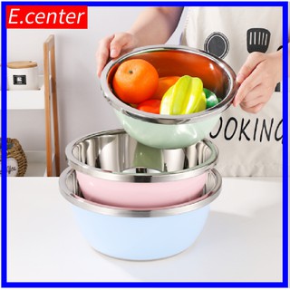 Bộ 3 chậu inox nhiều kích cỡ, Combo 3 bát inox với các kích cỡ khác nhau
