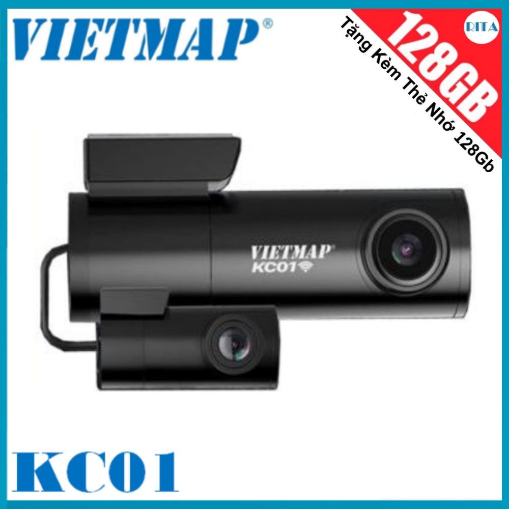 [Tặng Kèm Thẻ Nhớ 128Gb] Camera Hành Trình Vietmap KC01 + [Thẻ nhớ 128Gb]