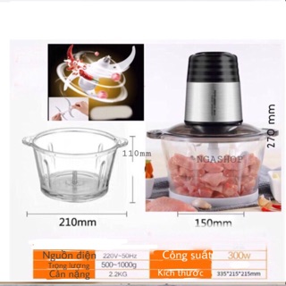 MÁY XAY THỊT ĐA NĂNG  RANBEM CỐi THUỶ TINH