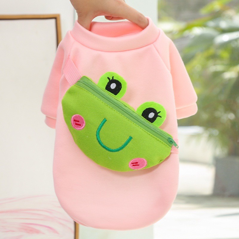 Áo nỉ có túi chéo trên lưngThegioicuaPetcung