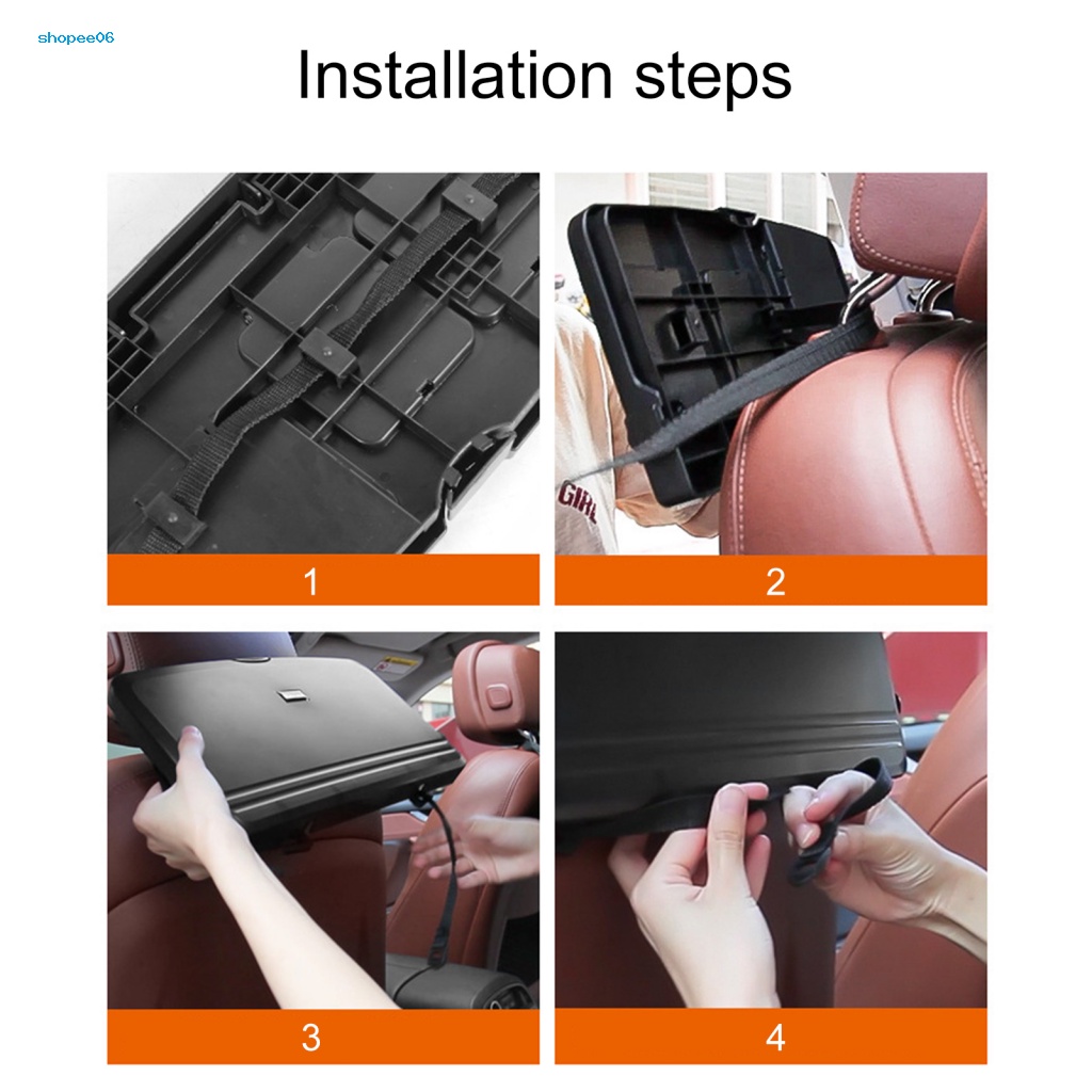 Khay Đựng Thức Ăn Đa Năng Gắn Ghế Sau Xe Hơi Tiện Dụng