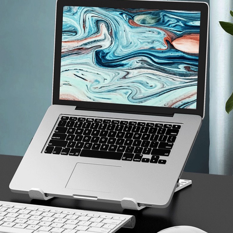 Giá Đỡ Máy Tính Xách Tay Bằng Nhựa Có Thể Gập Lại