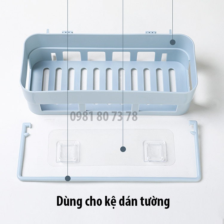 Miếng dán tường chữ U dùng cho kệ dán tường (đơn)