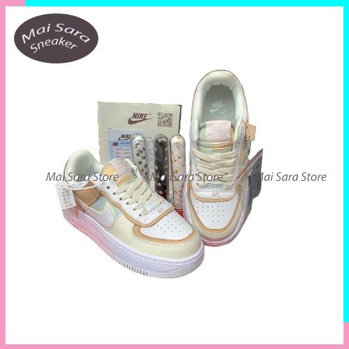 Giày AF1 hoa cúc, giày thể thao màu vàng mới full phụ kiện hàng cao cấp, full size 36-43 | BigBuy360 - bigbuy360.vn
