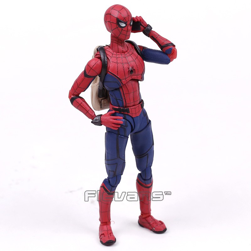 MÔ HÌNH NHÂN VẬT FIGURE SHF SPIDER MAN STARK SUIT BL