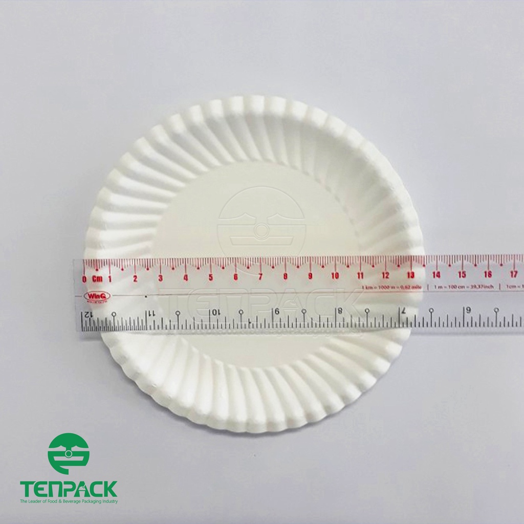 50 cái Dĩa giấy 13cm