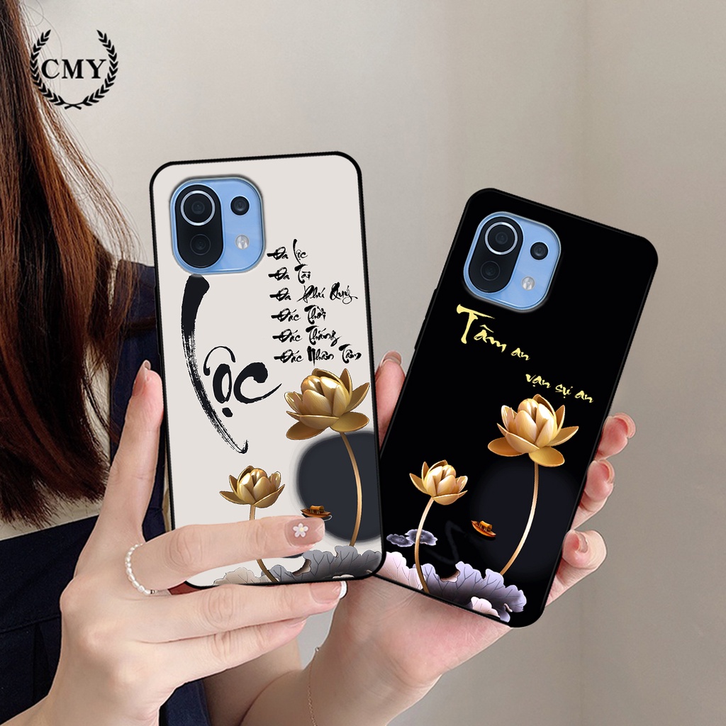 Ốp lưng Xiaomi Mi 11 / Mi 11 Lite in hình phong cách chữ thư pháp cha mẹ, tài lộc