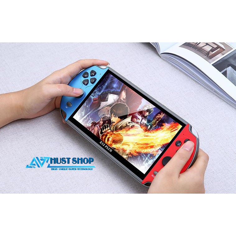 Máy Chơi Game Cầm Tay X12 PLUS Màn Hình 7.1 inch FULL HD Pin 2500 mAh Tích Hợp 10000 Games Bản Nâng Cấp [CHÍNH HÃNG]