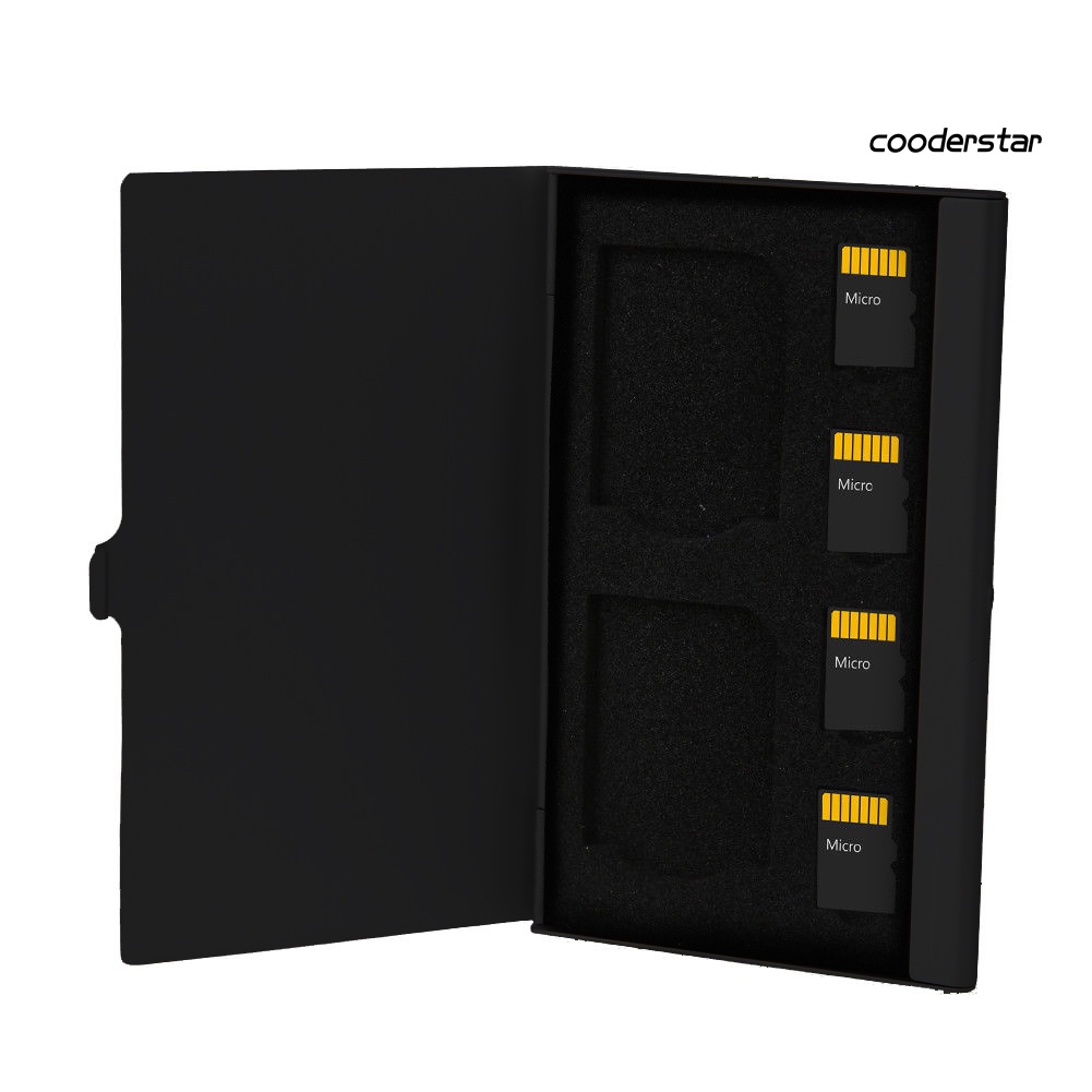 Hộp đựng thẻ nhớ SD TF bằng hợp kim nhôm