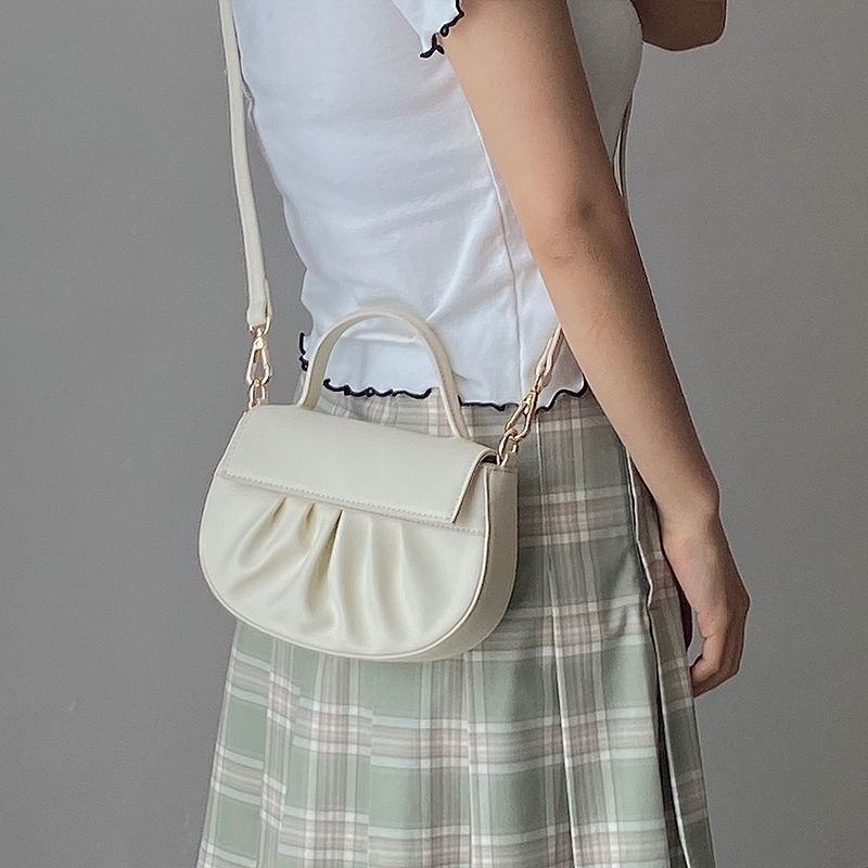 Túi xách tay đeo vai hình dạng đám mây mẫu 2020 phong cách Hàn Quốc thời trang mới dành cho nữ