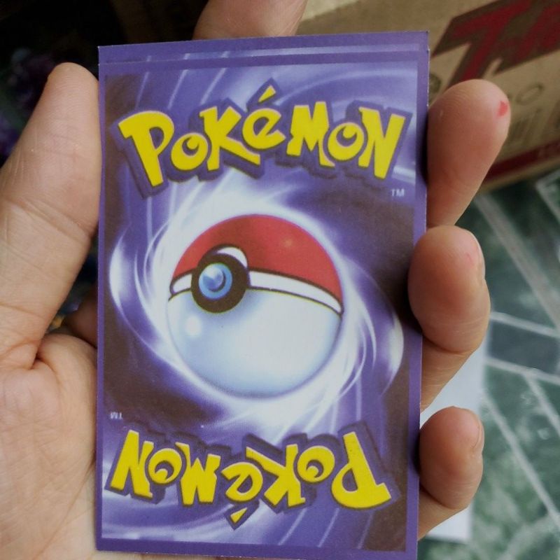 Vỉ 24 xấp bài pokemon kéo búa bao