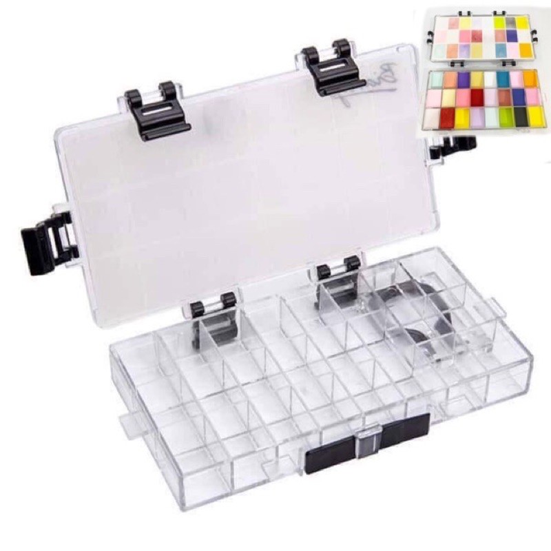 Hộp Đựng Bột 24 ô - Chống Đổ Bột