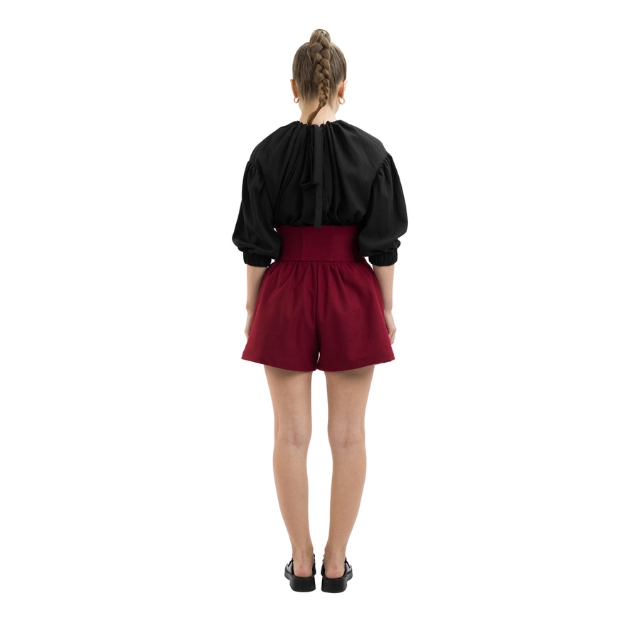 Là min - Quần Red Corset Shorts