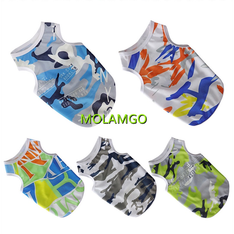 Áo Thun Ba Lỗ Mát Mẻ Nhanh Khô Mùa Hè Cho Thú Cưng