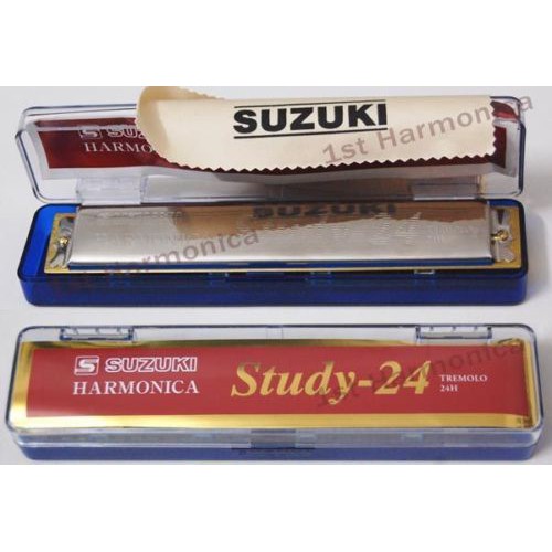 Kèn Harmonica Tremolo Suzuki Study 24 Lỗ