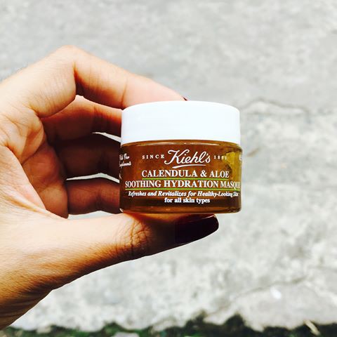 Mặt nạ hoa cúc Kiehl's  calendula & aloe smoothing hydration Masque  mini 14ml