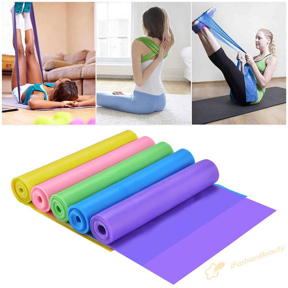 (Mới) Dây Đai Kháng Lực Tập Yoga / Gym / Thể Hình