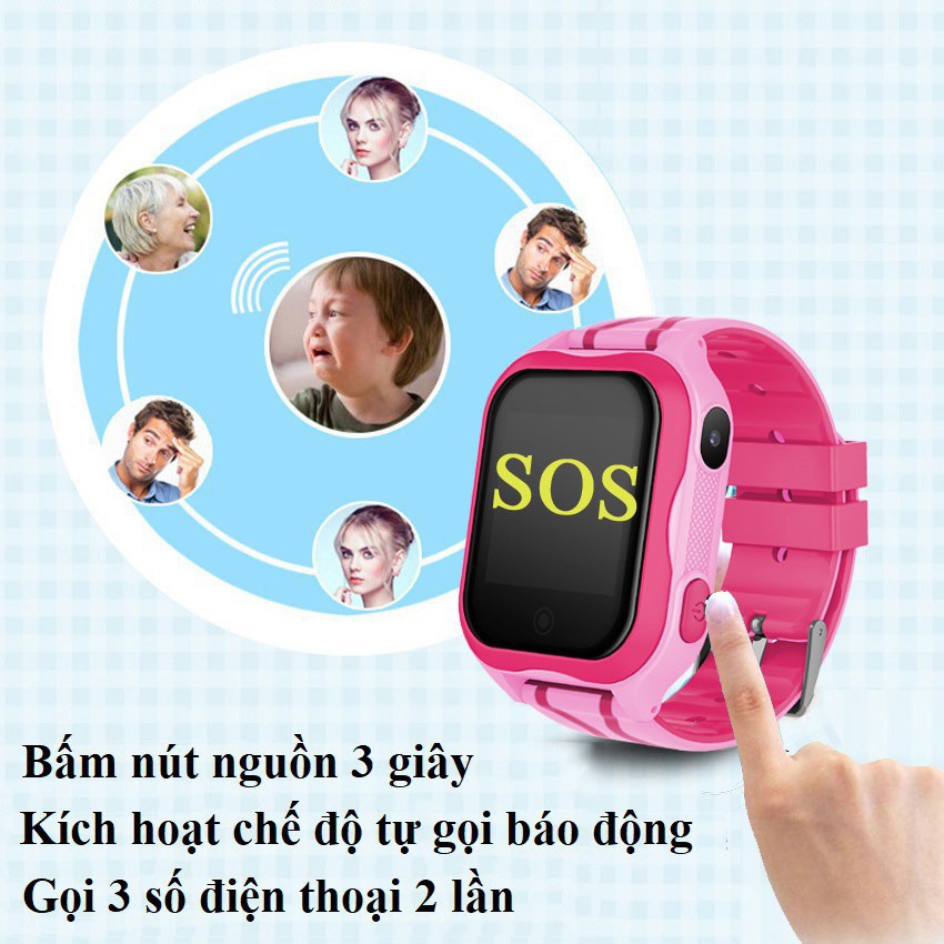 [ xả kho ] C96  ĐỒNG HỒ ĐỊNH VỊ THÔNG MINH TIẾNG VIỆT - ĐỒNG HỒ TRẺ EM CHỐNG NƯỚC - NGHE GỌI - CHỤP HÌNH