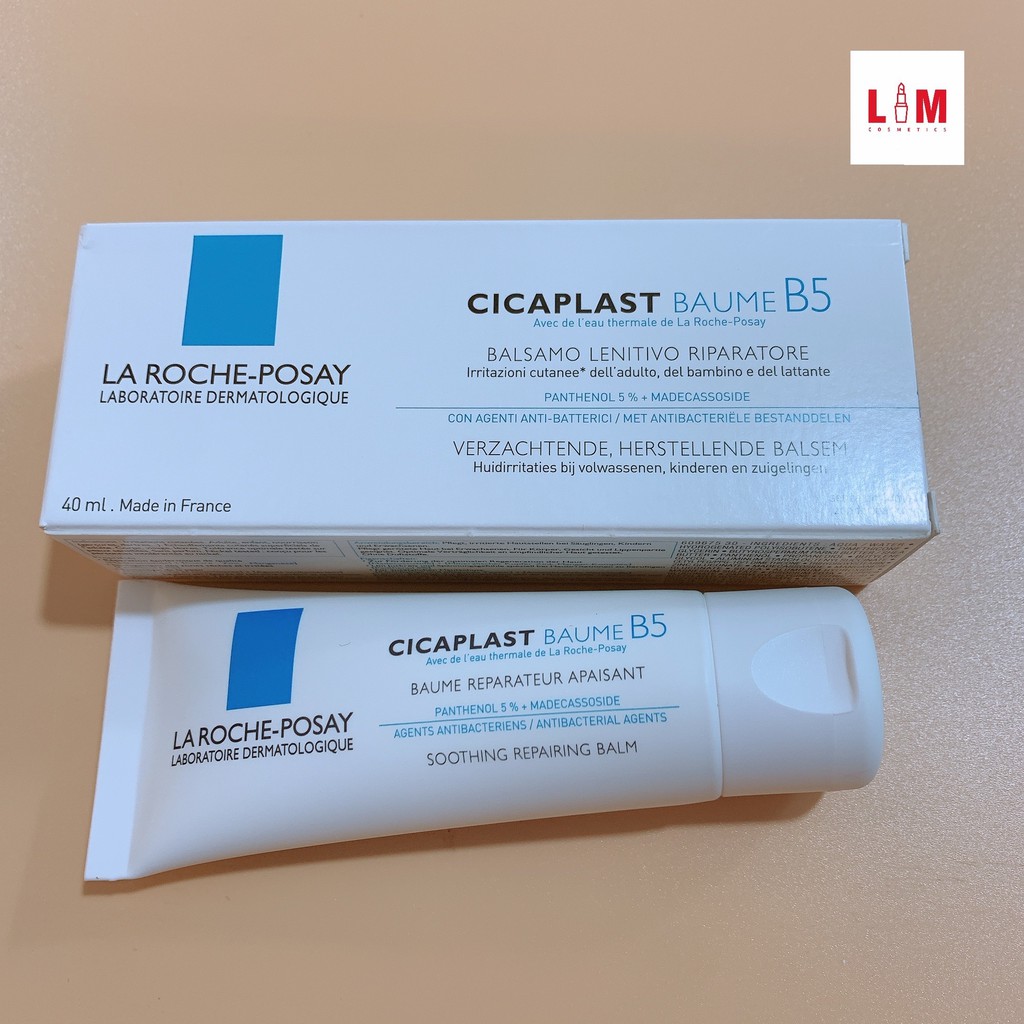 Kem dưỡng phục hồi da La Roche Posay Cicaplast B5 Baume 40ml [Chính Hãng]