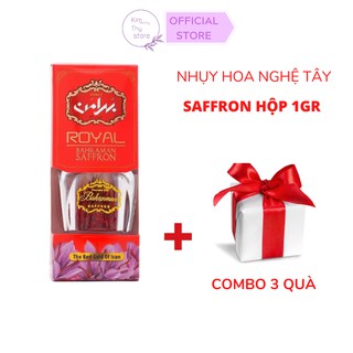 Nhụy hoa nghệ tây, saffron, chính hãng nhập khẩu 1g super negin Tây Á