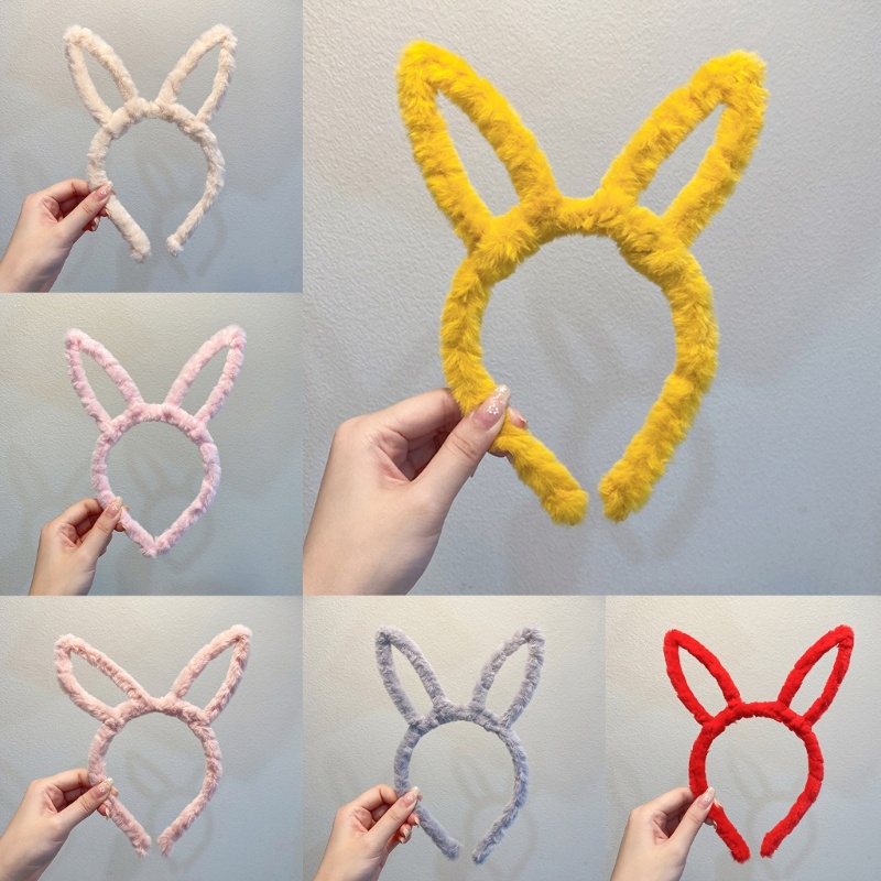 Băng Đô Tai Thỏ Bông Hóa Trang Phục Sinh Dễ Thương