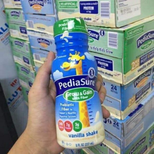 (Date T9/2022) 1 thùng 24 chai Pediasure vị vani và chất xơ 237ml