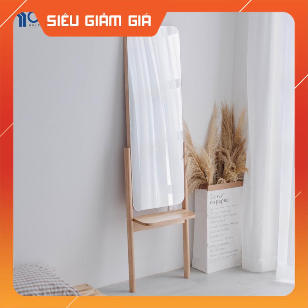 Gương Đứng Soi Toàn Thân OCHU Khung Gỗ - Girly Mirror - Natural