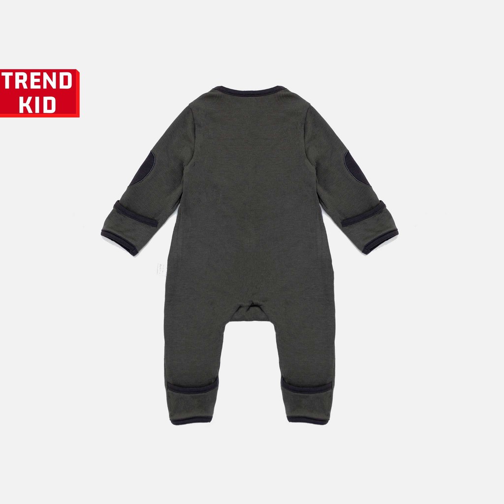 Sleepsuit cho bé trai bé gái từ 5 đến 19kg màu xám chì BABYWANT