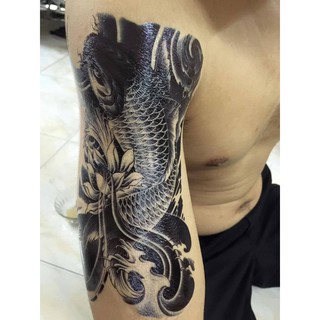 Combo 3 tấm hình xăm dán cá chép
